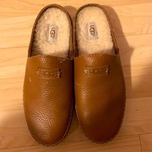 Leather UGG Slippers